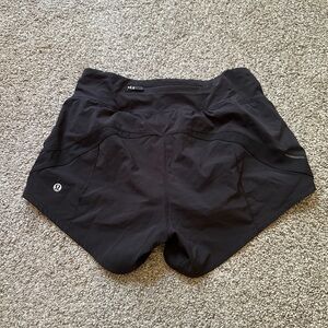lululemon athletica Black Athletic Running Shorts